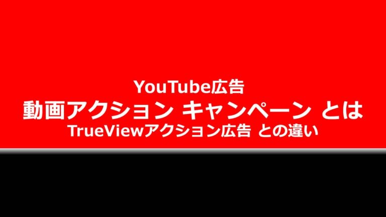 Youtube広告 動画アクション キャンペーン